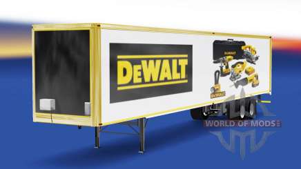 Pele DeWALT no trailer para American Truck Simulator