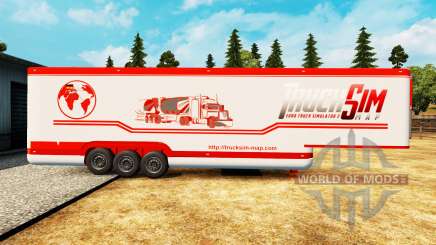Semi-reboque-o frigorífico TruckSim para Euro Truck Simulator 2