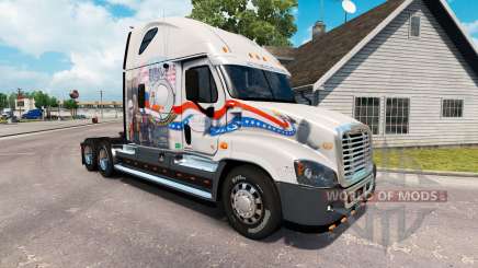 Скин Bay&Bay POW MIA на Freightliner Cascadia para American Truck Simulator