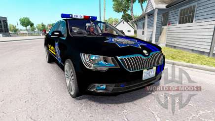 LSPD pele para o Skoda Superb para American Truck Simulator