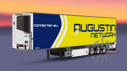 Semi-reboque frigorífico Chereau Augustin Rede para Euro Truck Simulator 2