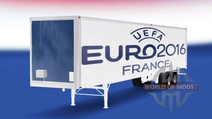 Pele Euro 2016 v2.0 na semi-reboque para American Truck Simulator