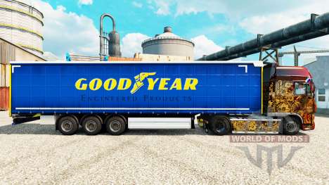 Pele Bom Ano para os reboques para Euro Truck Simulator 2