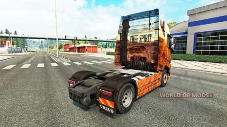 Espírito livre pele para a Volvo caminhões para Euro Truck Simulator 2