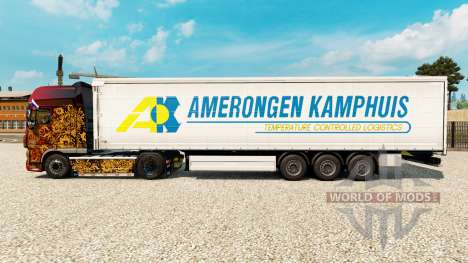 Pele Amerongen Kamphuis em uma cortina semi-rebo para Euro Truck Simulator 2