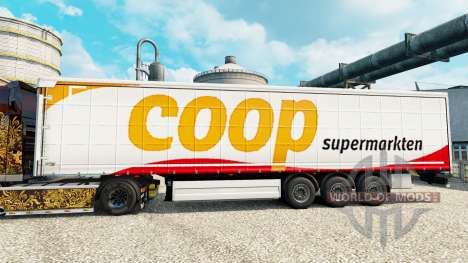Pele Coop em reboques para Euro Truck Simulator 2