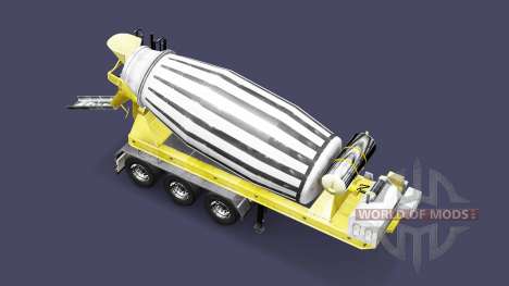 Semi-reboque misturador concreto para Euro Truck Simulator 2