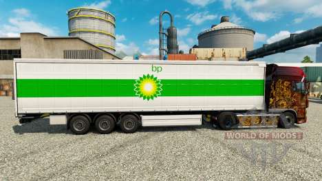 Pele BP na semi para Euro Truck Simulator 2