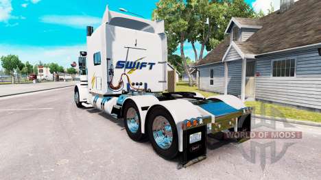 Swift pele para o caminhão Peterbilt 389 para American Truck Simulator