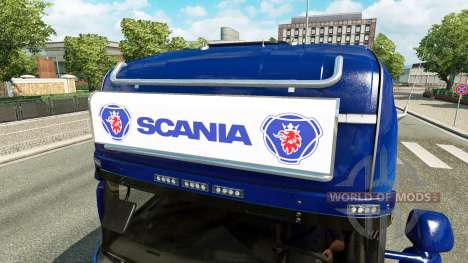 Publicidade caixa de luz para a Scania para Euro Truck Simulator 2