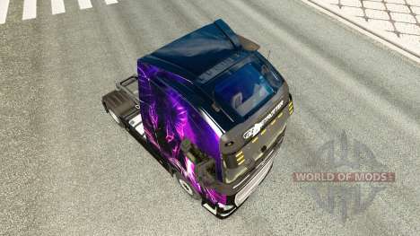 Roxo Tigre pele para a Volvo caminhões para Euro Truck Simulator 2