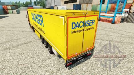 Dachser pele para engate de reboque para Euro Truck Simulator 2