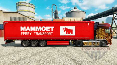 A Mammoet pele para reboques para Euro Truck Simulator 2