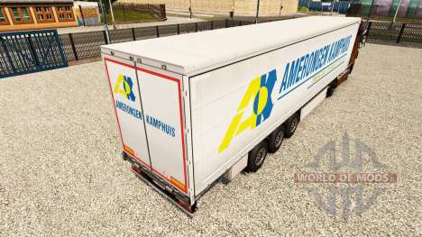 Pele Amerongen Kamphuis em uma cortina semi-rebo para Euro Truck Simulator 2