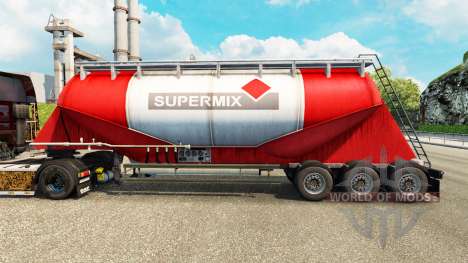 Pele Supermix cimento semi-reboque para Euro Truck Simulator 2