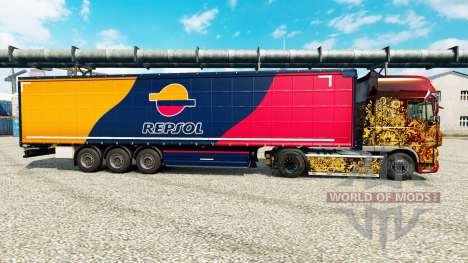 A pele da Repsol para reboques para Euro Truck Simulator 2