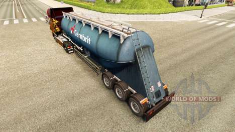Pele Cembrit cimento semi-reboque para Euro Truck Simulator 2
