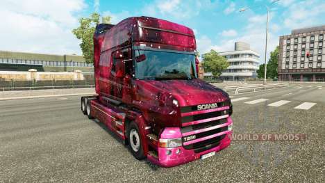 Weltall pele para caminhão Scania T para Euro Truck Simulator 2