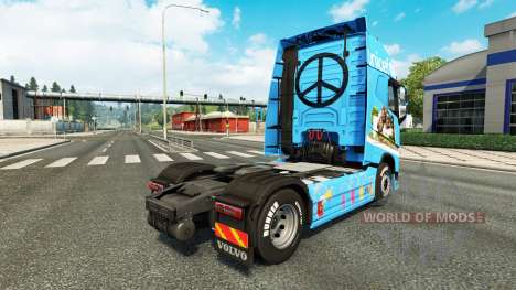 Unicef pele para a Volvo caminhões para Euro Truck Simulator 2