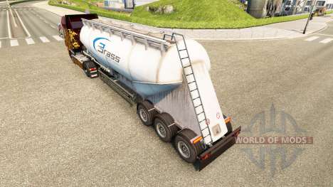Pele Bronze de Transporte de cimento semi-reboqu para Euro Truck Simulator 2