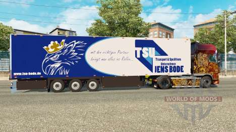 Semi-reboque frigorífico Schmitz Jens Bode para Euro Truck Simulator 2