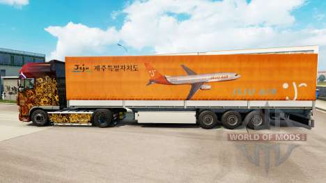 Pele Jeju Ar para reboques para Euro Truck Simulator 2