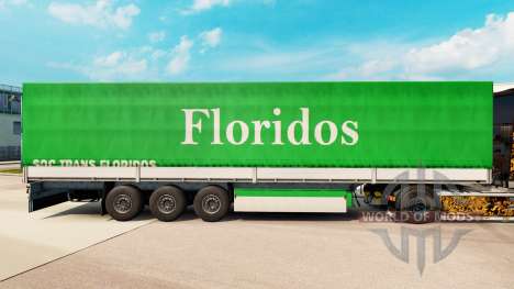 Pele Floridos para reboques para Euro Truck Simulator 2