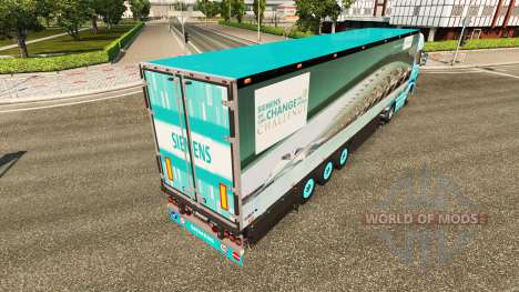 Semi-reboque frigorífico Schmitz Siemens para Euro Truck Simulator 2