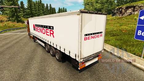 Pele Spedition Bender na semi para Euro Truck Simulator 2