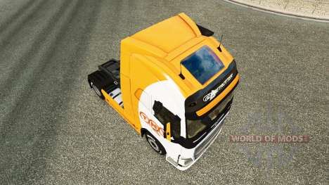 TNT pele para a Volvo caminhões para Euro Truck Simulator 2