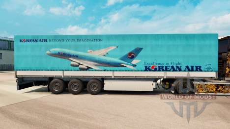 Pele Korean Air para reboques para Euro Truck Simulator 2