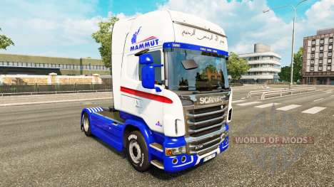 Pele para Mammut trator Scania para Euro Truck Simulator 2