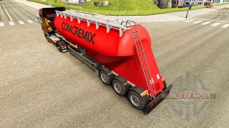 Pele Comcremix cimento semi-reboque para Euro Truck Simulator 2