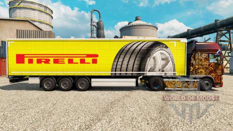 Pirelli pele para reboques para Euro Truck Simulator 2