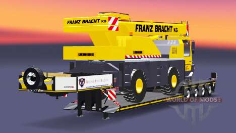 Baixa varrer caminhão guindaste Liebherr LTM 103 para Euro Truck Simulator 2
