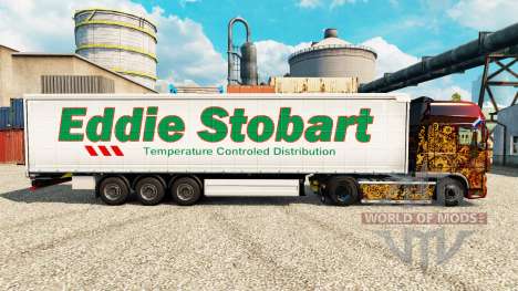 Eddie Stobart pele para reboques para Euro Truck Simulator 2