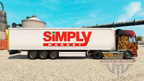 Pele Simplesmente de Mercado para reboques para Euro Truck Simulator 2
