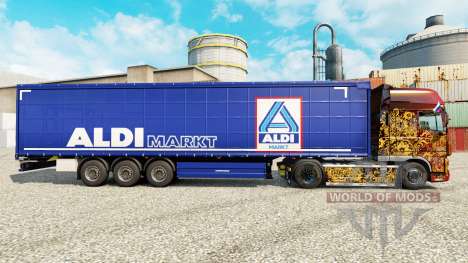 Pele Aldi Markt para semi-reboques para Euro Truck Simulator 2