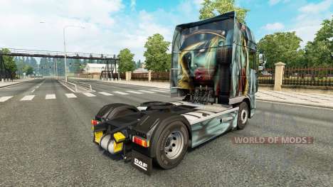 Zombie pele para caminhões DAF para Euro Truck Simulator 2