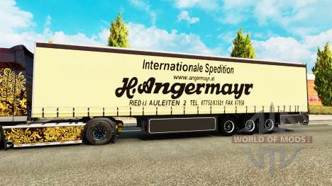Cortina semi-reboque Vogelzang Angermayr para Euro Truck Simulator 2