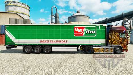 Pele GM itm Mobeltransport para reboques para Euro Truck Simulator 2