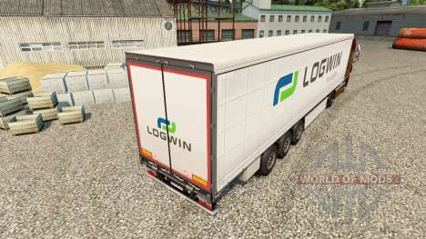 Logwin pele para reboques para Euro Truck Simulator 2
