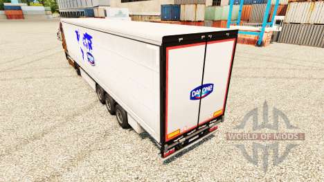 Pele Danone para reboques para Euro Truck Simulator 2
