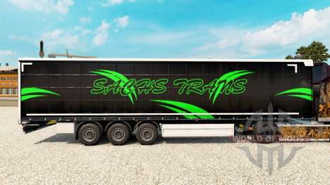 Pele Sachs Trans em uma cortina semi-reboque para Euro Truck Simulator 2