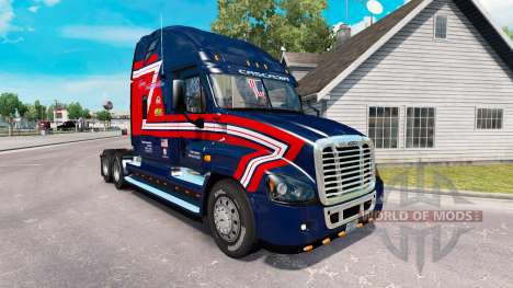 Скин Transportadores de Cargas на Freightliner C para American Truck Simulator