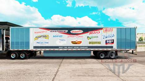 Pele vigor Heinz estendida do trailer para American Truck Simulator