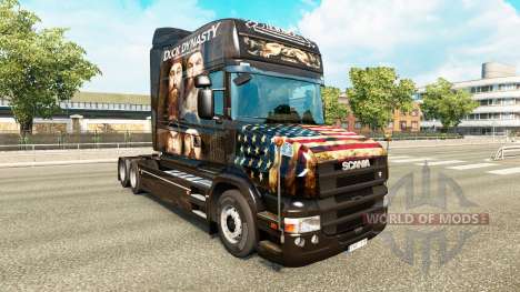 A pele do Pato Dinastia para caminhão Scania T para Euro Truck Simulator 2