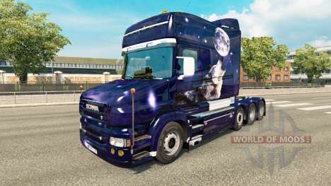 Pele de lobo para caminhão Scania T para Euro Truck Simulator 2