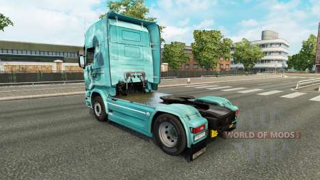 Crânio pele para caminhão Scania para Euro Truck Simulator 2
