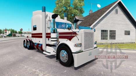 O Cavaleiro Branco de pele para o caminhão Peter para American Truck Simulator